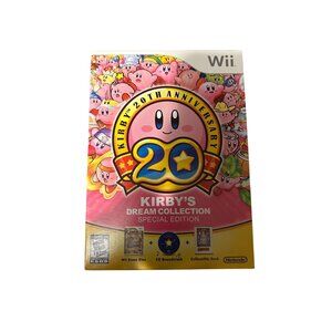 Kirbys Dream Collection Special Edition Wii Game With CD & Book Nintendo 20th An